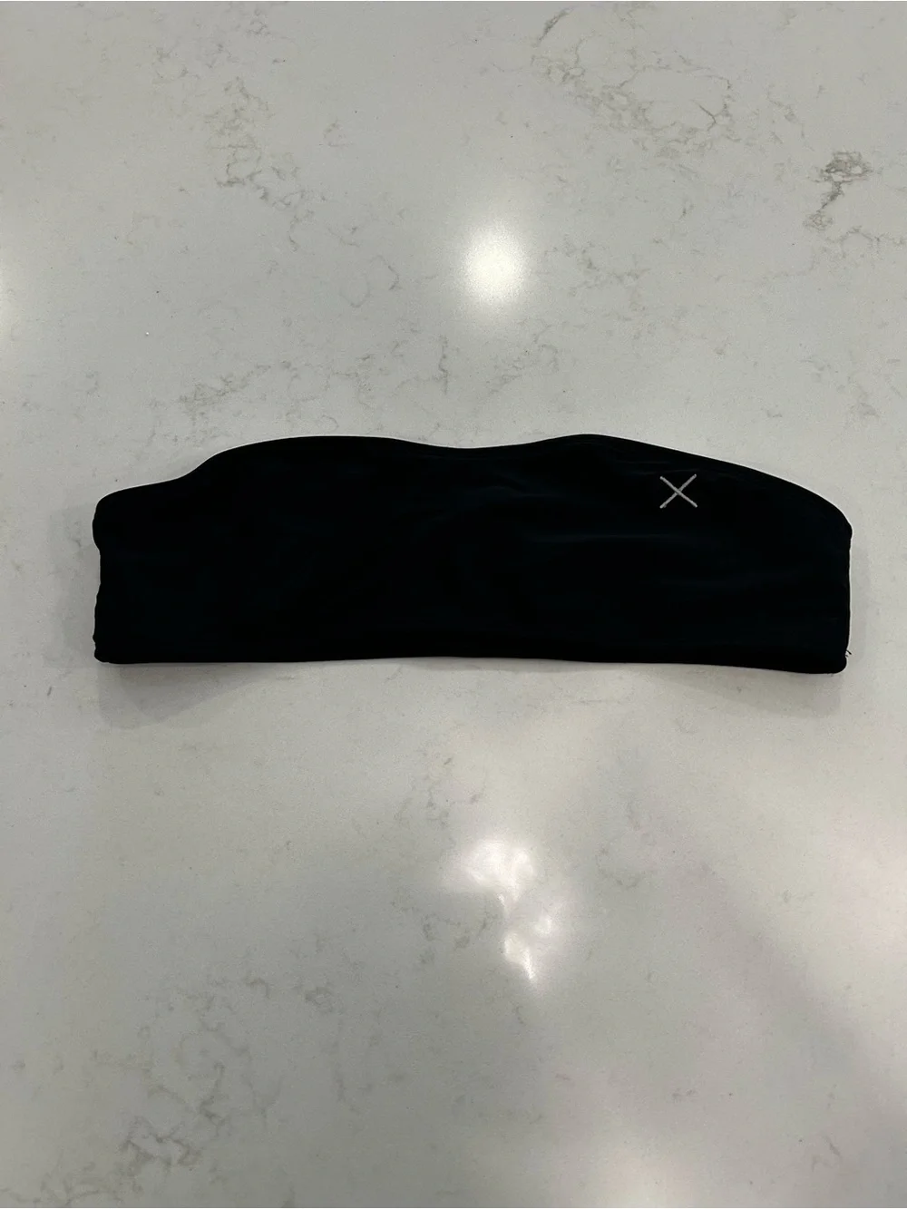Boutine LA Black Strapless Bandeau Bikini top